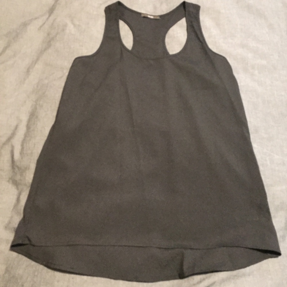 SOPRANO black racerback tank polyester size small